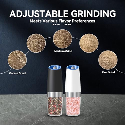 Battery Operated Salt And Pepper Grinder Set (2 Count)