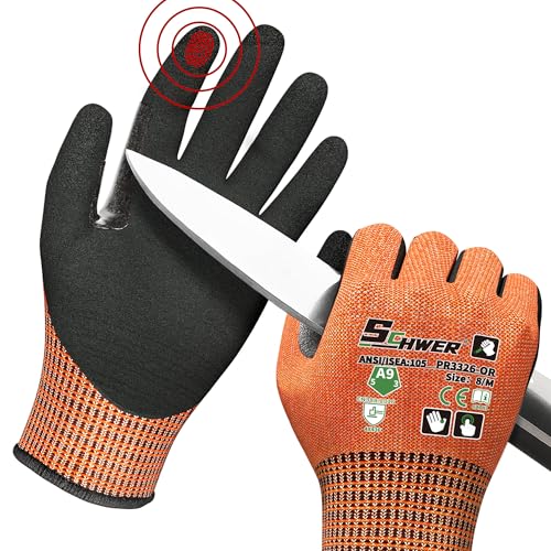ProGuard Highest Level Cut Resistant Work Gloves PR3326 for Extreme Protection (2 Count)