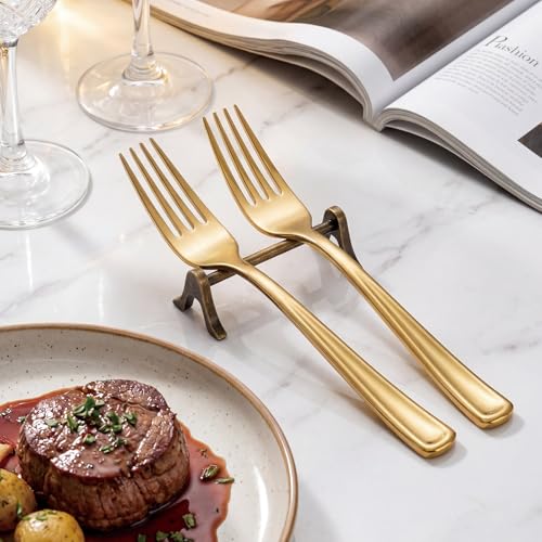100 Pcs Gold Plastic Forks (100 Count)