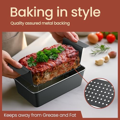 Meatloaf Pan with Drain Tray (2 Count)