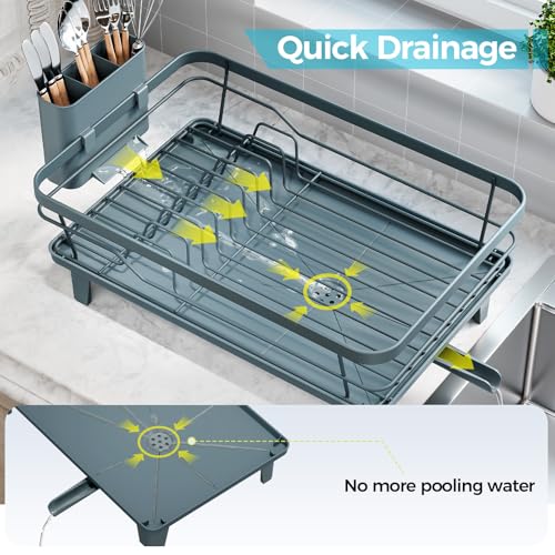 Urakify Dish Drying Rack for Kitchen Counter
