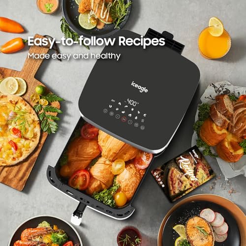 Stainless Steel Air Fryer 9 Quart