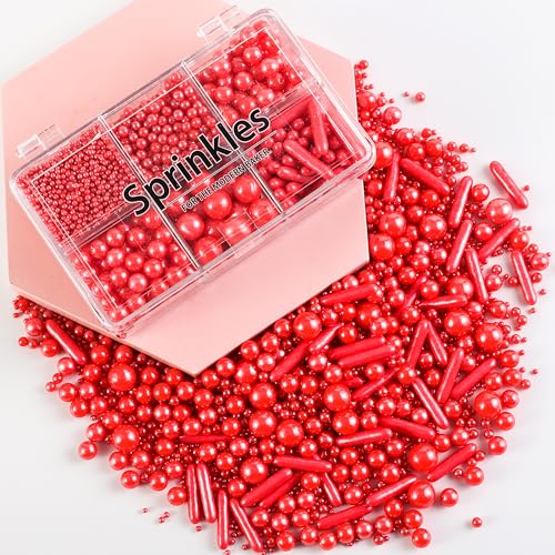 Red Mix Sugar Sprinkles (4.16 Ounce)