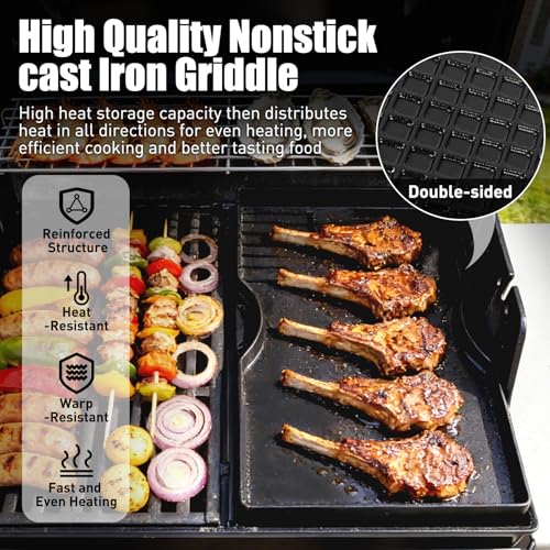 17.5 Inch Grill Griddle for Weber Spirit 200 Series