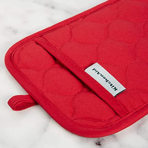 Quilted Cotton Terry Cloth Oven Mitt