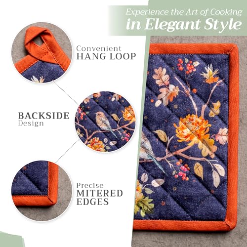 Pot Holders 100% Cotton Potholders (2 Count)
