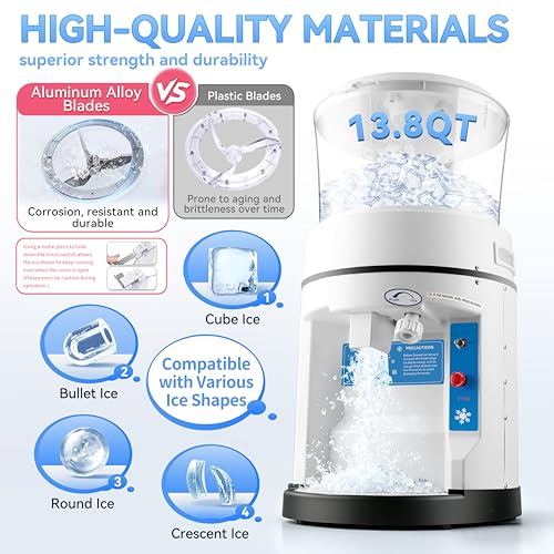 Commercial Ice Shaver Machine 400W