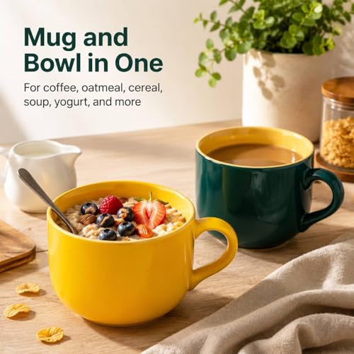 20 oz Ceramic Mug Set of 2 (2 Count)