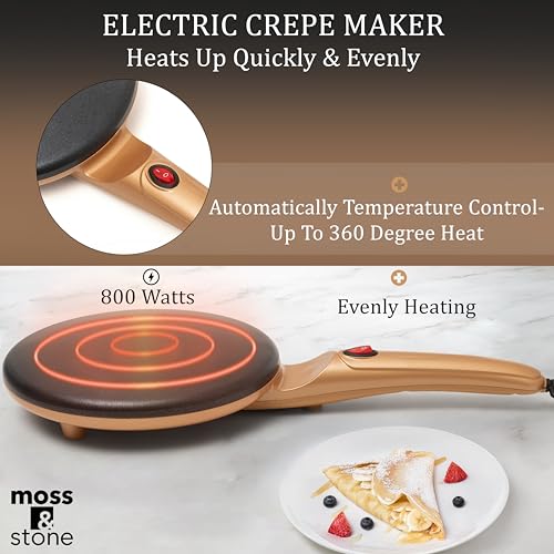 Gold Electric Crepe Maker