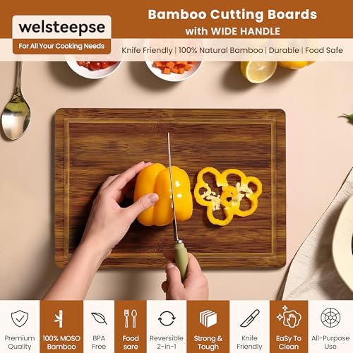Bamboo Cutting Boards (3 Count)