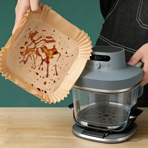160Pcs Air Fryer Liners Disposable for Ninja Crispi Pro 6qt & 2.5qt AS101 (160 Count)
