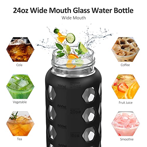 24oz Glass Water Bottle