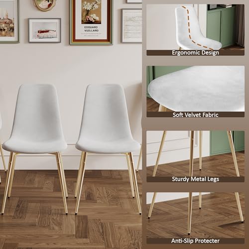 36" Round Glass Dining Table Set for 4 (4 Count)