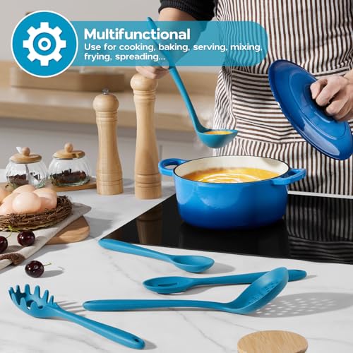 Navy Blue Kitchen Utensils Set (10 Count)