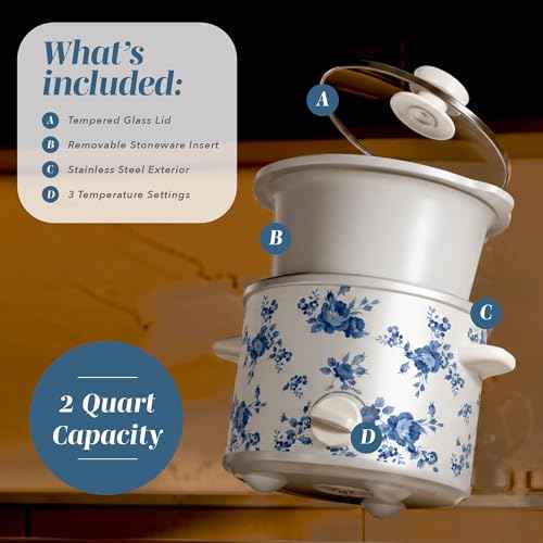2QT Mini Electric Round Slow Cooker