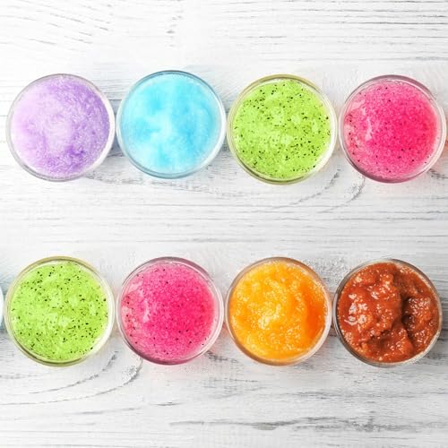 6 Pack 5 OZ Plastic Jars Containers with Lids (6 Count)