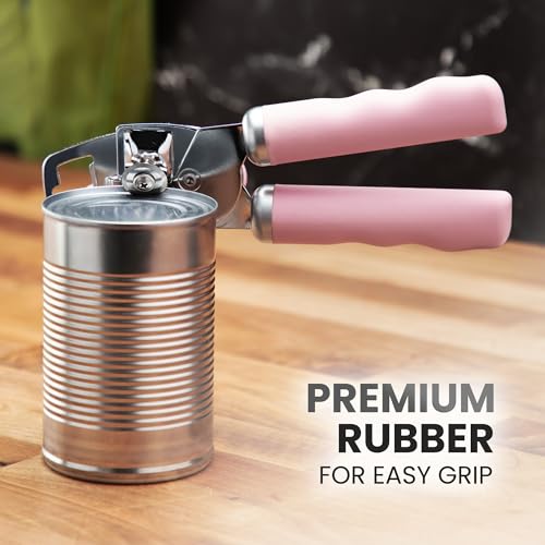 Heavy Duty Stainless Steel Can Opener Manual with Bottle Opener