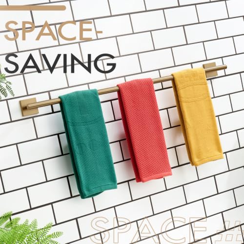 Bathroom Towel Bar 36'' Towel Holder for Bath Kitchen Wall Mount Towel Rails 36 Inch Champagne Bronze Stainless Steel B4005CPG