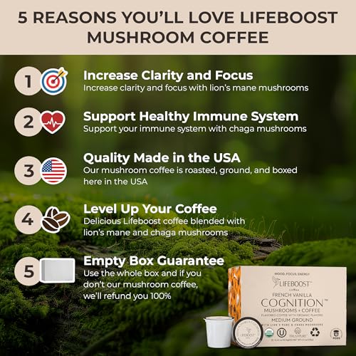 French Vanilla Cognition Mushroom K Cups (10 Count)