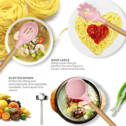 Silicone Kitchen Utensils Set (14 Count)