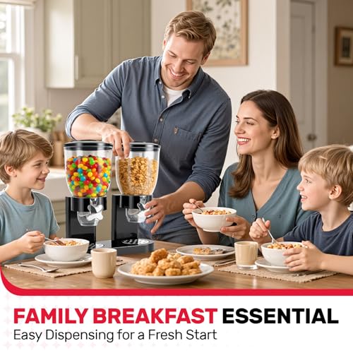 Dual Control Cereal Dispenser Countertop