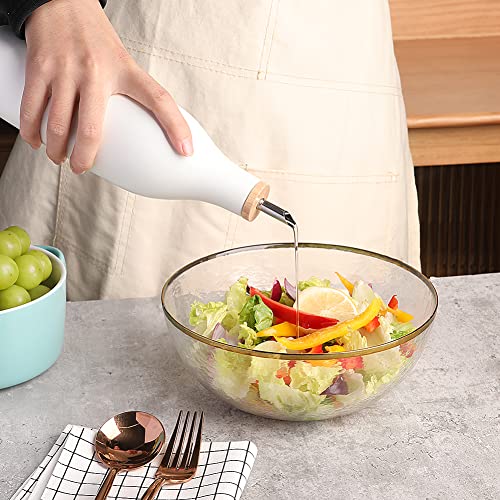 Sweejar Matte Ceramic Olive Oil Dispenser Bottle with Spout