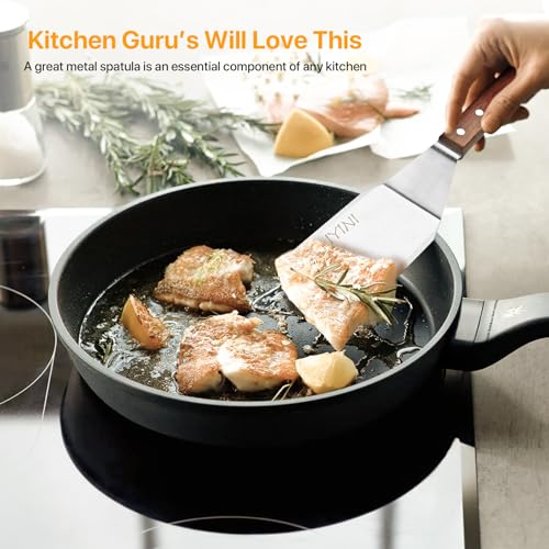 Stainless Steel Spatula Turner for Cast Iron Skillet