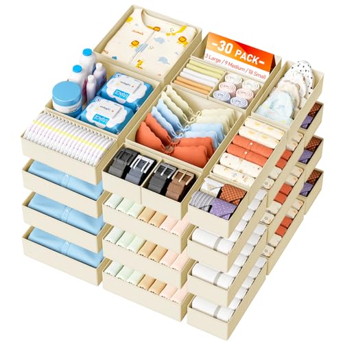 Drawer Organizer Clothes (30 Count)