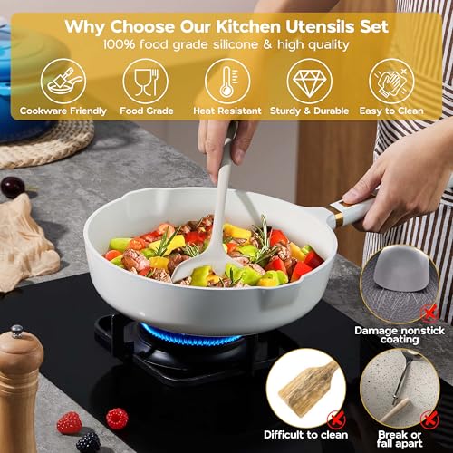 Kitchen Cooking Utensils Set of 10 (10 Count)