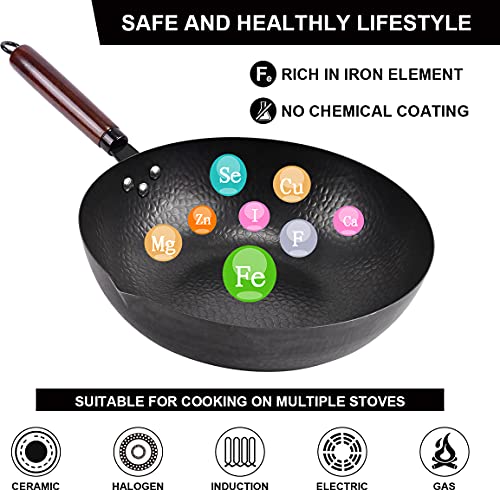12.8" Carbon Steel Wok