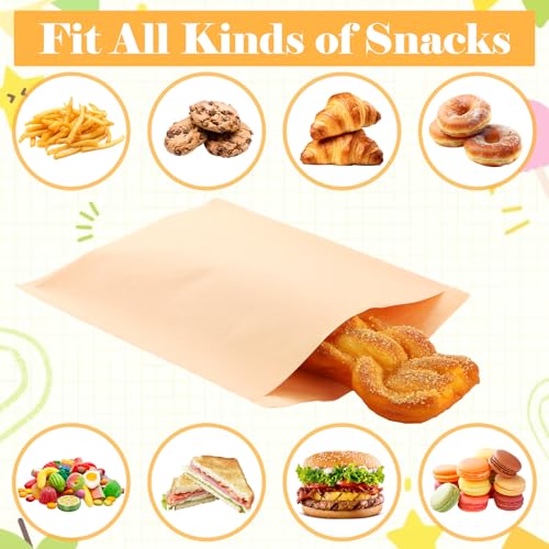 600 Pack Wax Paper Sandwich Bags 10x8 inch (600 Count)