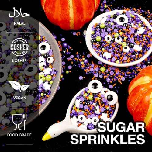 Halloween Eye Sprinkles for Cake Decorating (5.29 Ounce)