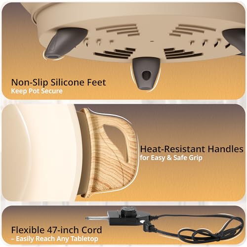 TWIN™ Dual Shabu Shabu Electric Hot Pot Fast & Even Heat