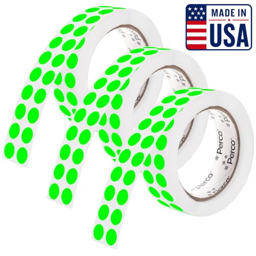 Neon Green Round Circle Dot Sticker 1
