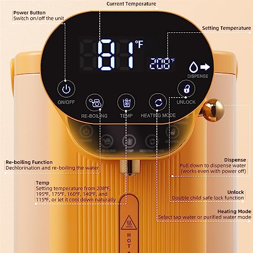 OCTAVO Water Boiler & Warmer 3 Liter
