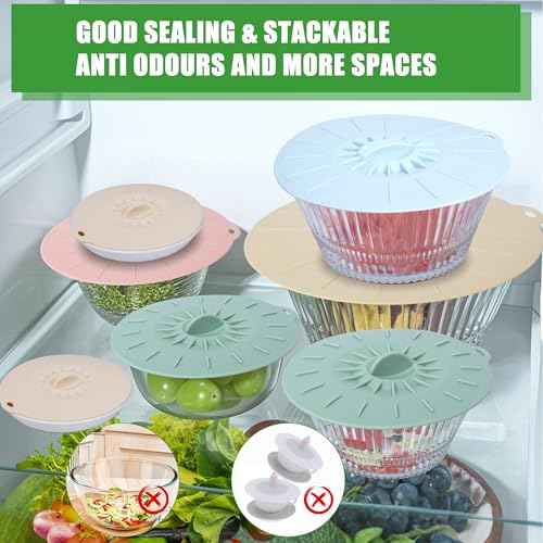 9 Pack Silicone Lids (9 Count)