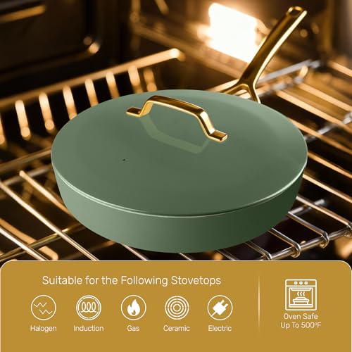 Modern 11 Pc Ceramic Cookware Set