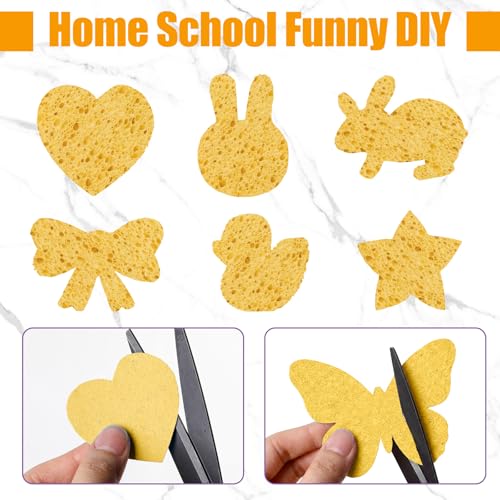48 Pieces Compressed Wood Pulp Dish Sponges for Kitchen (48 Count)