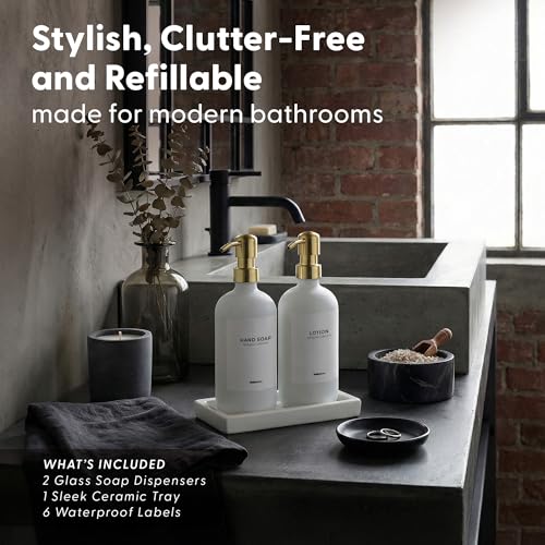 Bathroom Soap Dispenser Set (3 Count)