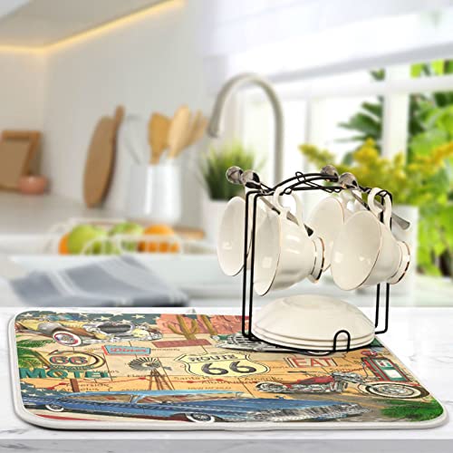 Super Absorbent Dish Drying Mat