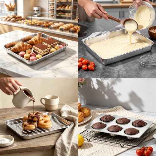 Baking Pan Set for Toaster Oven