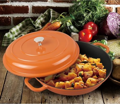 3 Quart Non Stick Cast Aluminum Dutch Oven Casserole Stockpot 11"