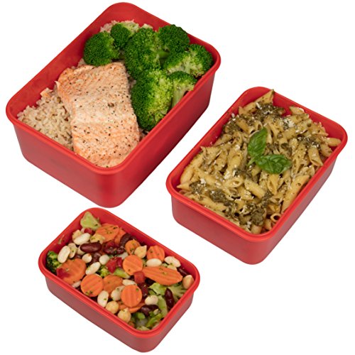 Microwave Storage Container w (3 Count)