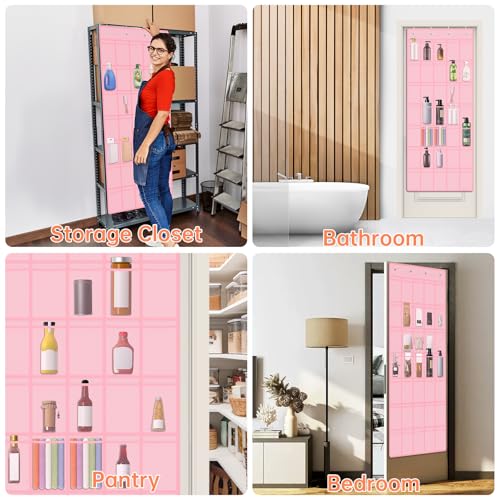 35 Pockets Door Hanging Cup Organizer Fit for Stanley Tumblers