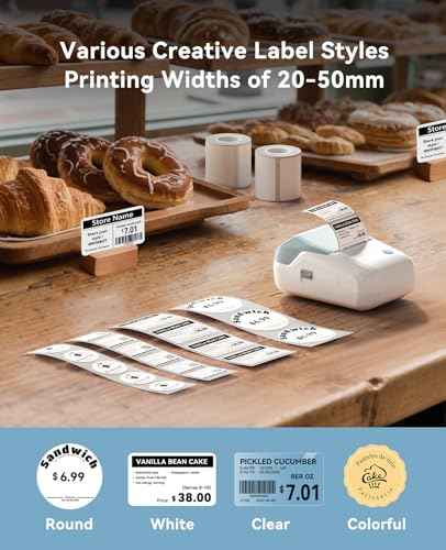 B1 Label Maker Machine with 3 Tapes