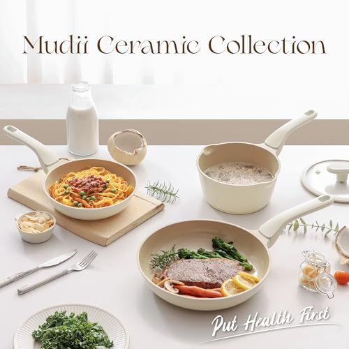 Ceramic Nonstick Saucepan with Lid