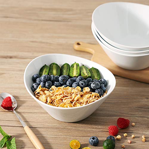 Porcelain Salad Bowls (4 Count)