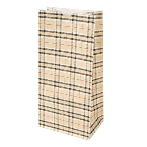 Paper Plaid Bag (100 Count)