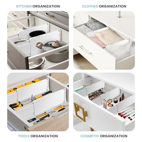 Adjustable Drawer Dividers (4 Count)