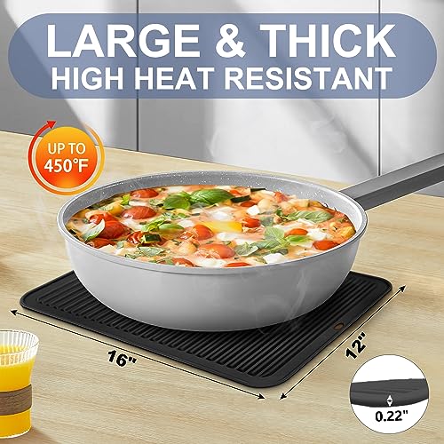 Large Silicone Trivet 16x12 Inch